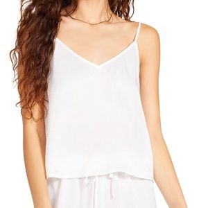 NWOT BB Dakota White Satin Cami